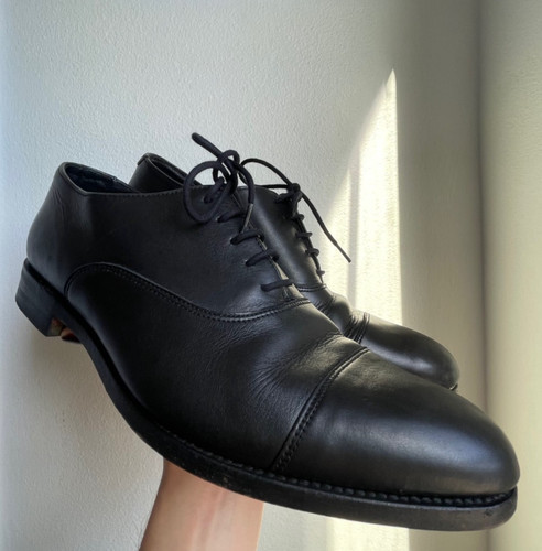 Loake men black leather - men's,