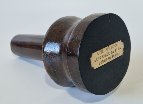 Vintage masonic wooden gavel - masonic,