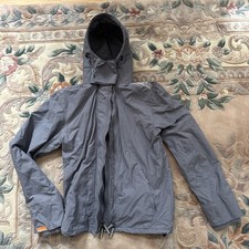 “worn twice” SUPERDRY Mens Windcheater Coat Jacket Hood Size 2XL XXL