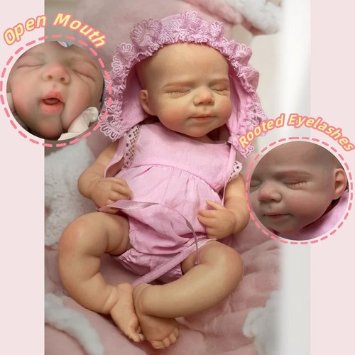 Silicone reborn baby girl - silicone,