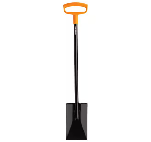 Steel handle garden spade - d-handle,
