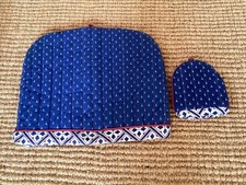 Vintage Laura Ashley Nutmeg Mr Jones tea cosy and boiled egg cosy