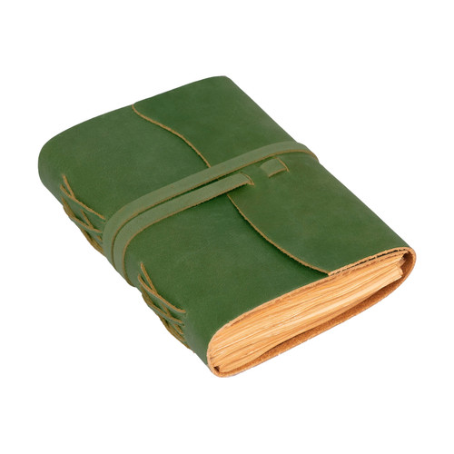 Handmade leather bound journal - handmade,
