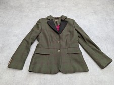 Musto Jacket Womens UK 8 Wool Angora Tweed Field Coat Shooting Hunting Country