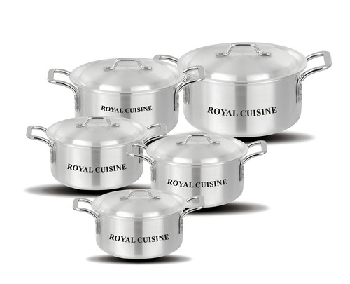 5pcs aluminium casserole set - casserole,