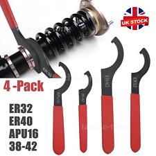 4pcs Coil Over Wrench Shock Spanner Universal Adjustable C Shape Wrenches Tool