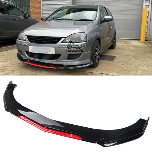 Gloss black front bumper - gloss, lip