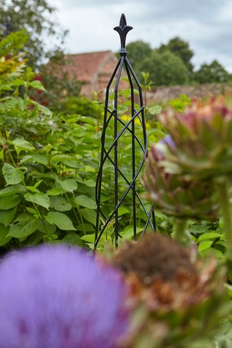 Garden obelisk climbing - garden, metal