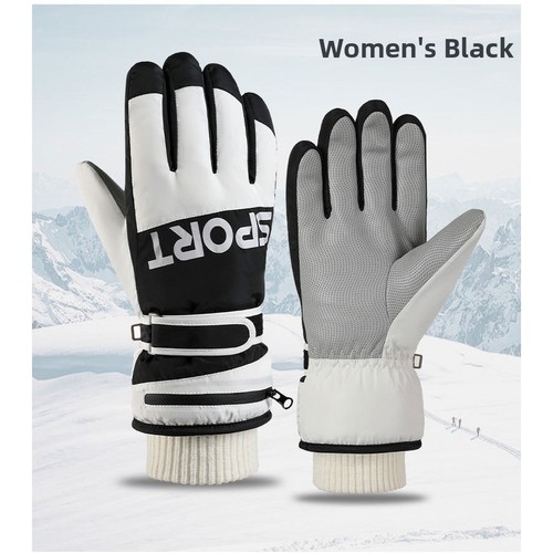 Windproof ski gloves - ski,
