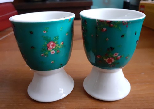 Ceramic floral egg - x, 2