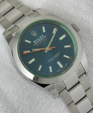 Rolex Milgauss Z Blue Dial Gents Watch 40mm Full Set 2021  Unworn 116400GV