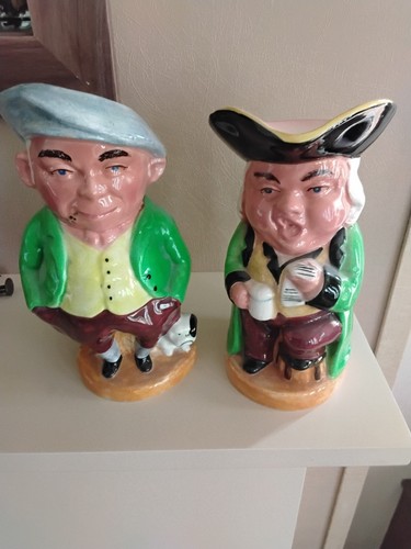 Toby jugs burlington ware - burlington,