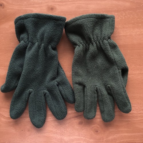 Years gloves green - 9-12, fleece