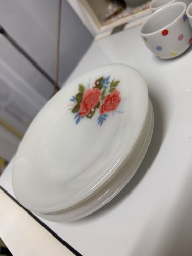 Vintage pyrex side plates - pyrex,