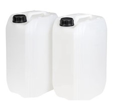 2 x 25L LITRE PLASTIC WATER
