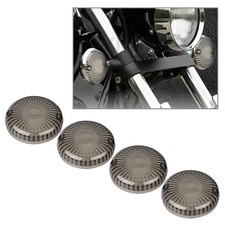 4x Turn Signal Lens Smoke Cover Fit Yamaha Road Star/V Star 1100 /Vmax 1200 1700