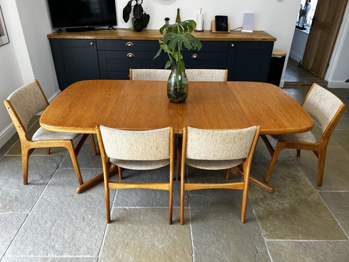 Skovby extending teak dining - extending,