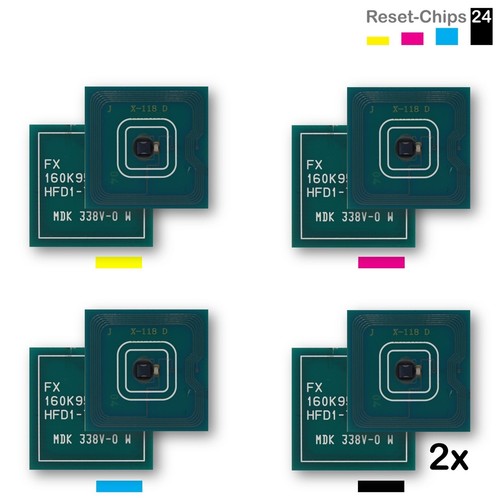 Toner chip ymc - 5x, fits
