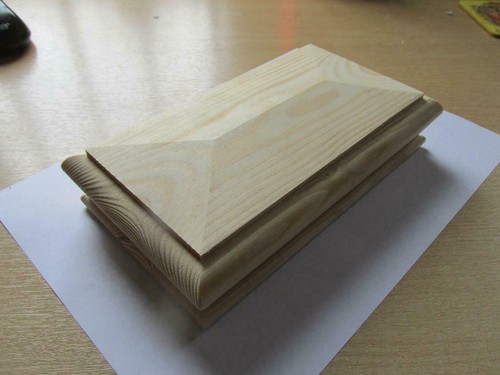 Stair newel post cap - stair,