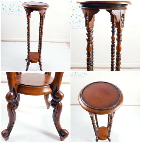 Antique plant stand - plant, tall