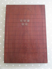 VINTAGE WOODEN SHOVE HALF PENNY BOARD COMPLETE WITH 5 HA'PENNY COINS