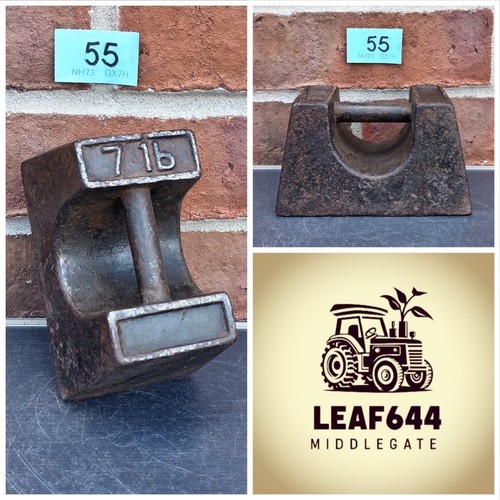 Vintage cast iron bar - cast, weight