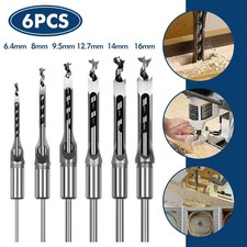 6Pcs Mortice Hole Saw Auger