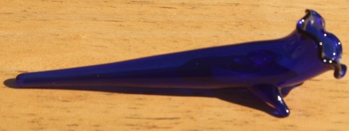 Rare cobalt blue glass - rare,