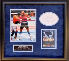 MARVELOUS MARVIN HAGLER  SIGNED  FRAMED DISPLAY AFTAL
