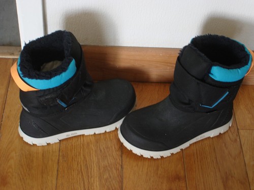 Size4 waterproof boots black - waterproof,