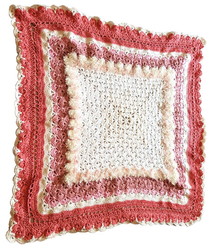 Pink mix hand crocheted - hand,