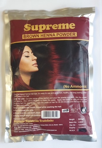 Brown henna powder - brown,