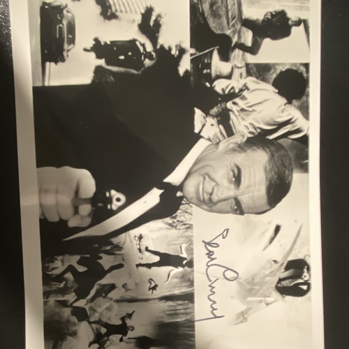 Sean connery signed 8x10 - ,