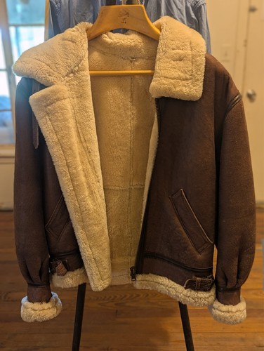 Genuine shearling vintage - shearling,