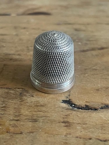 Sterling silver thimble - sterling,