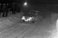 Simo Lampinen Juhani Markkanen Saab 96 V4 Arctic Rally January 31 - Old Photo 5
