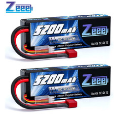1/2pcs Zeee 2S 5200mAh Lipo