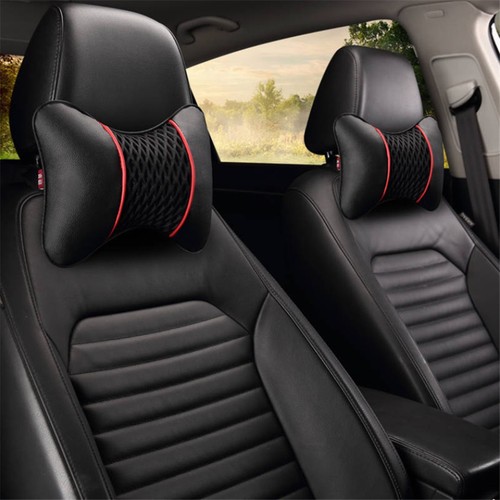 Leather knitted car seat - 2x,