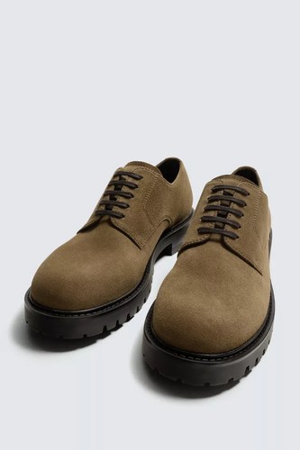 Brand new zara leather shoes - new,