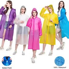Raincoat Waterproof Poncho Reusable EVA Adult Camping Festival Rain Coat Jackets
