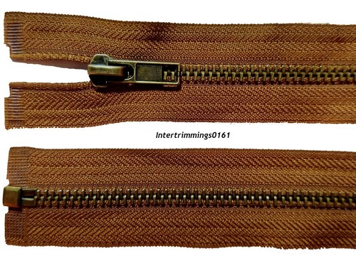 Zip golden brown antique - golden, brown,