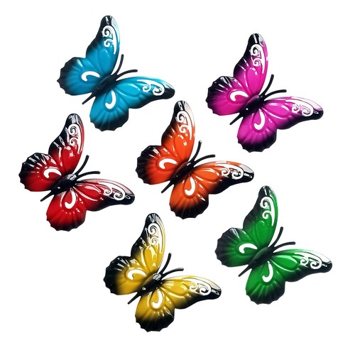 Pcs metal butterfly wall - metal,