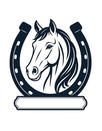 Horse head vinyl - horse, decal