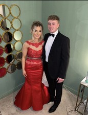 Sherri Hill Red Dress Size 0