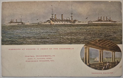 Vintage postcard hotel - vintage,