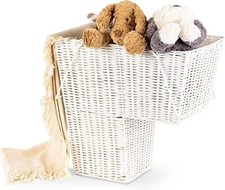 Storage baskets resin wicker - storage,