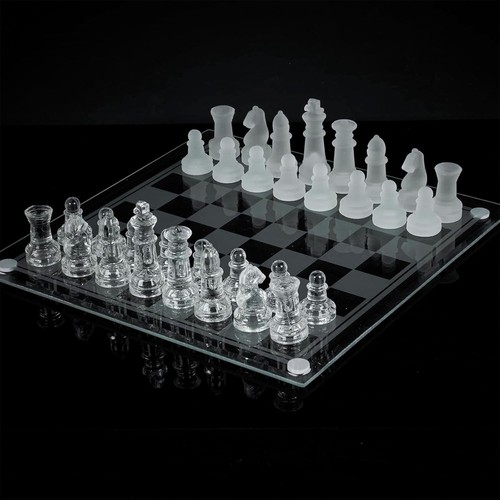 Classic glass chess set - glass,