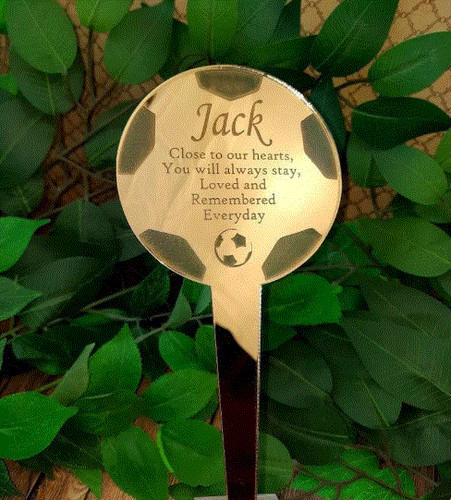 Football memorial stake - memorial,