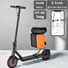 LADPED Electric Scooter with Seat for Adults 8.5" Solid 19MPH Commuter E-Scooter