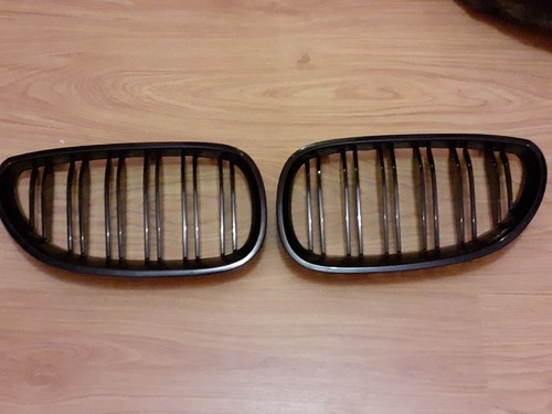 Bmw e60 kidney grills - grills, black